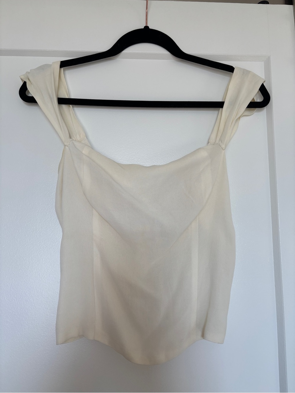 Reformation Cream Top